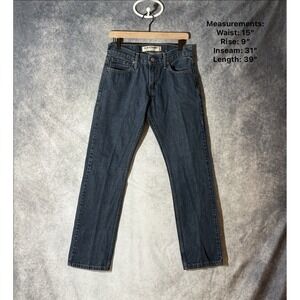 Levi's 514 Slim Straight‎ Jeans Men's 30x32 Blue Denim Medium Wash 100% Cotton